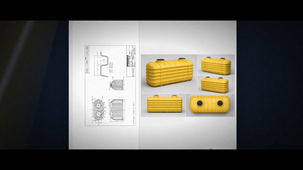 Norwesco 750 Gallon Plastic One Compartment Septic Tank - IAPMO Certif video