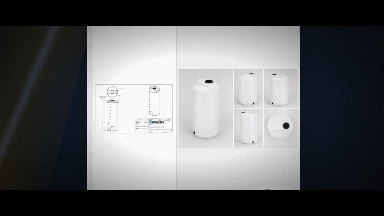 50 Gallon Vertical Liquid Storage Tank video