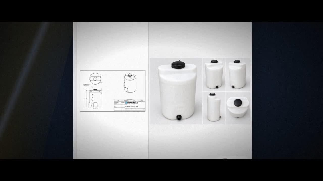 25 Gallon Vertical Liquid Storage Tank video