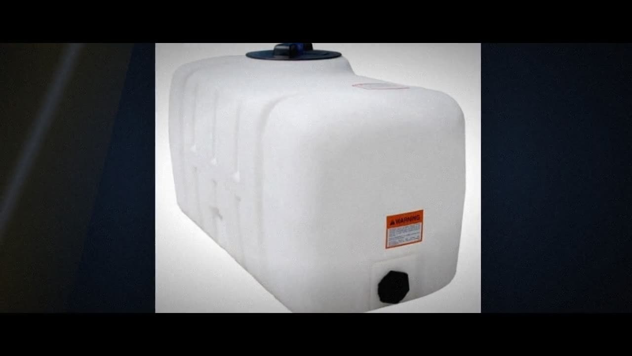 Norwesco 50 Gallon Portable Loaf Utility Tank in White video