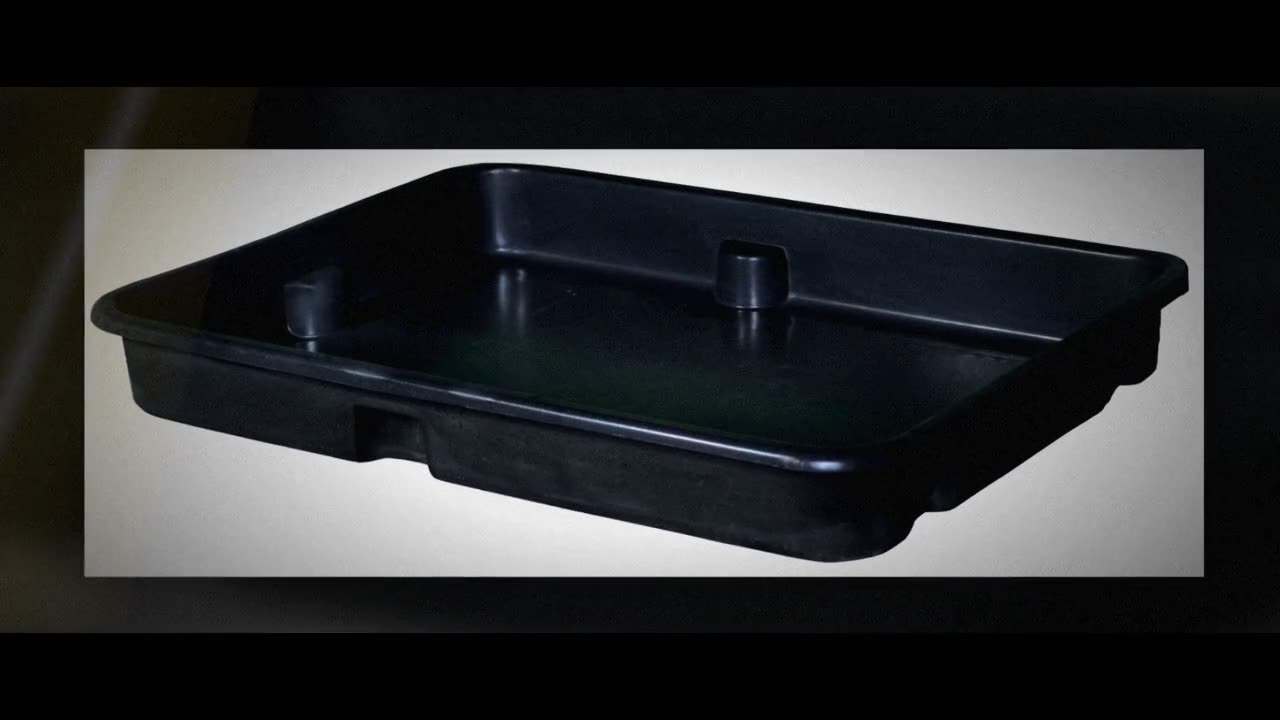 Norwesco 140 Gallon Plastic Containment Tray in Black video