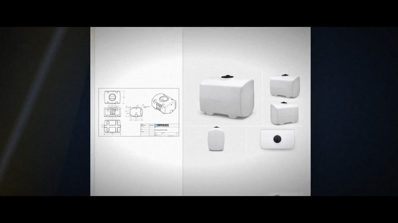 Norwesco 150 Gallon Plastic Pest Control Operator Tank in White video