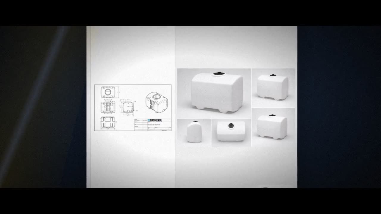 Norwesco 200 Gallon Plastic Pest Control Operator Tank in White video
