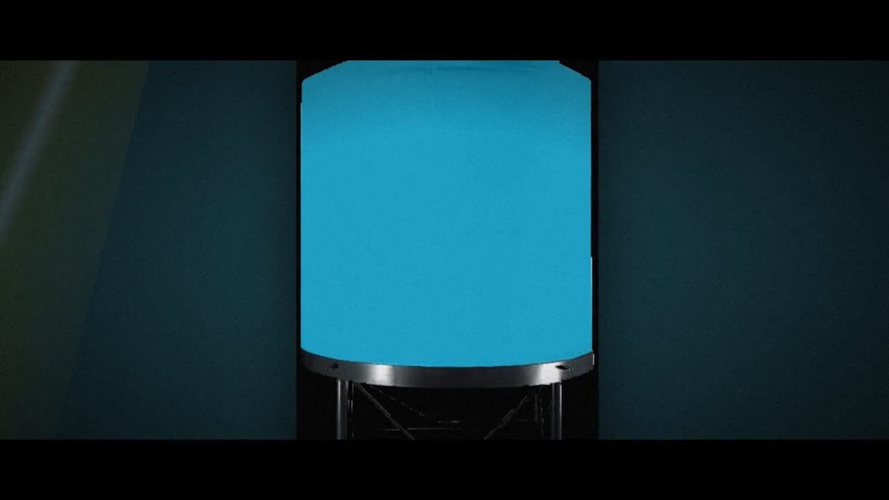 Norwesco 2500 Gallon 15 Degree HDPE Cone Bottom Tank in Blue video