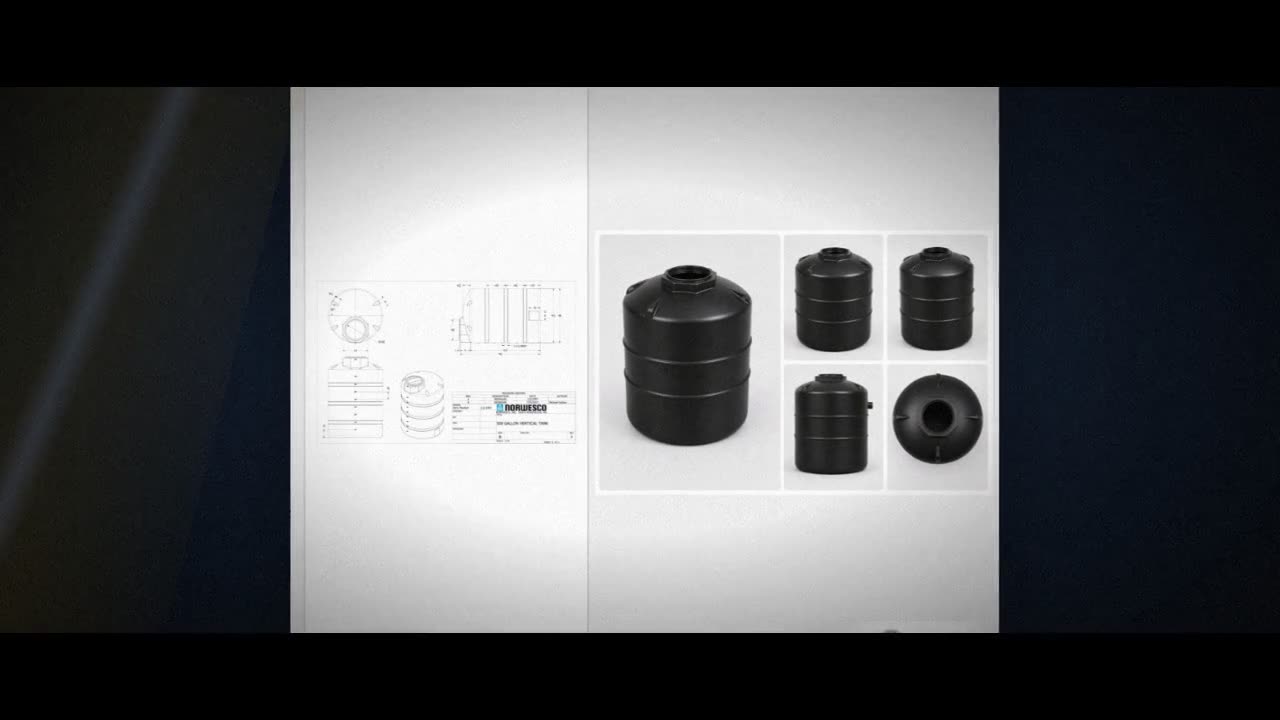 500 Gallon Plastic Water Storage Tank video