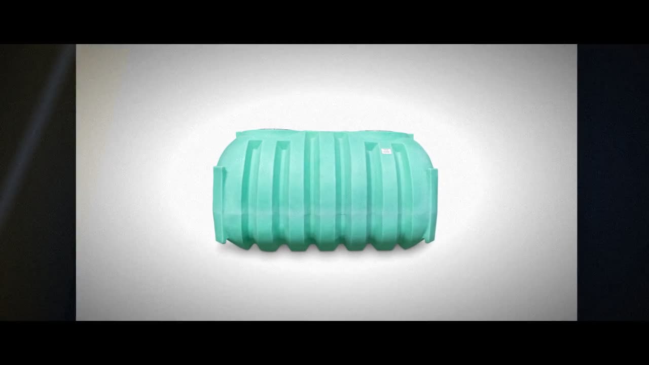 Norwesco 750 Gallon Plastic Two Compartment Septic Tank with Loose Plu video