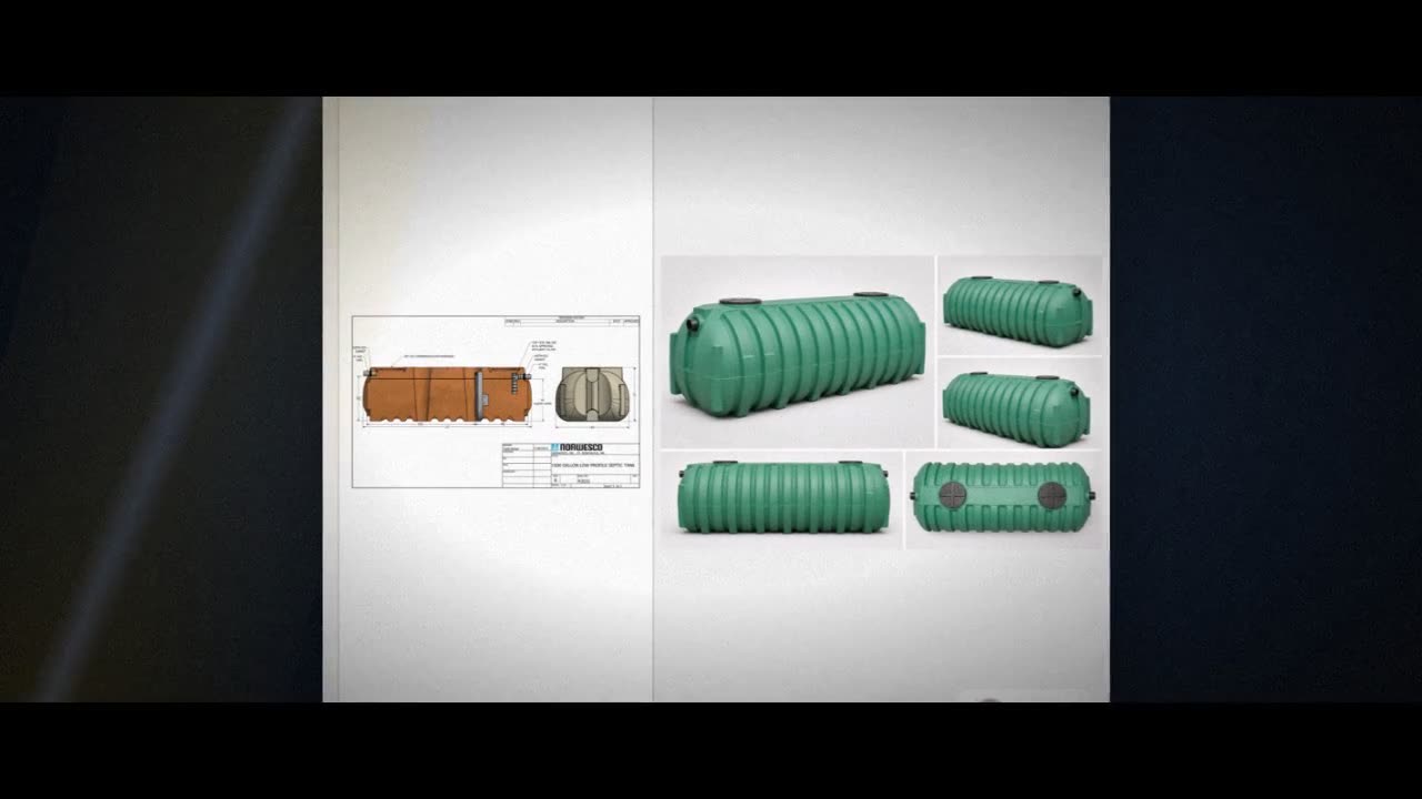 Norwesco 1500 Gallon Low Profile Septic Tank video