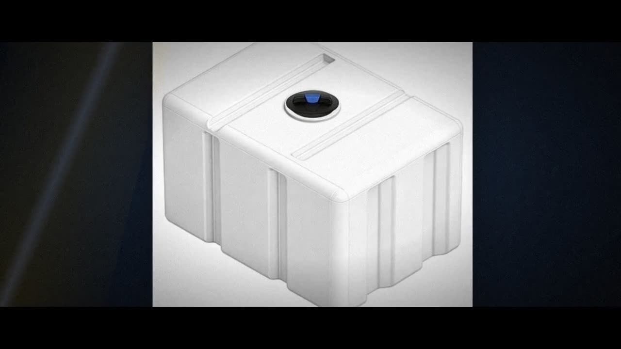 Norwesco 200 Gallon Plastic Portable Loaf Utility Tank in White video