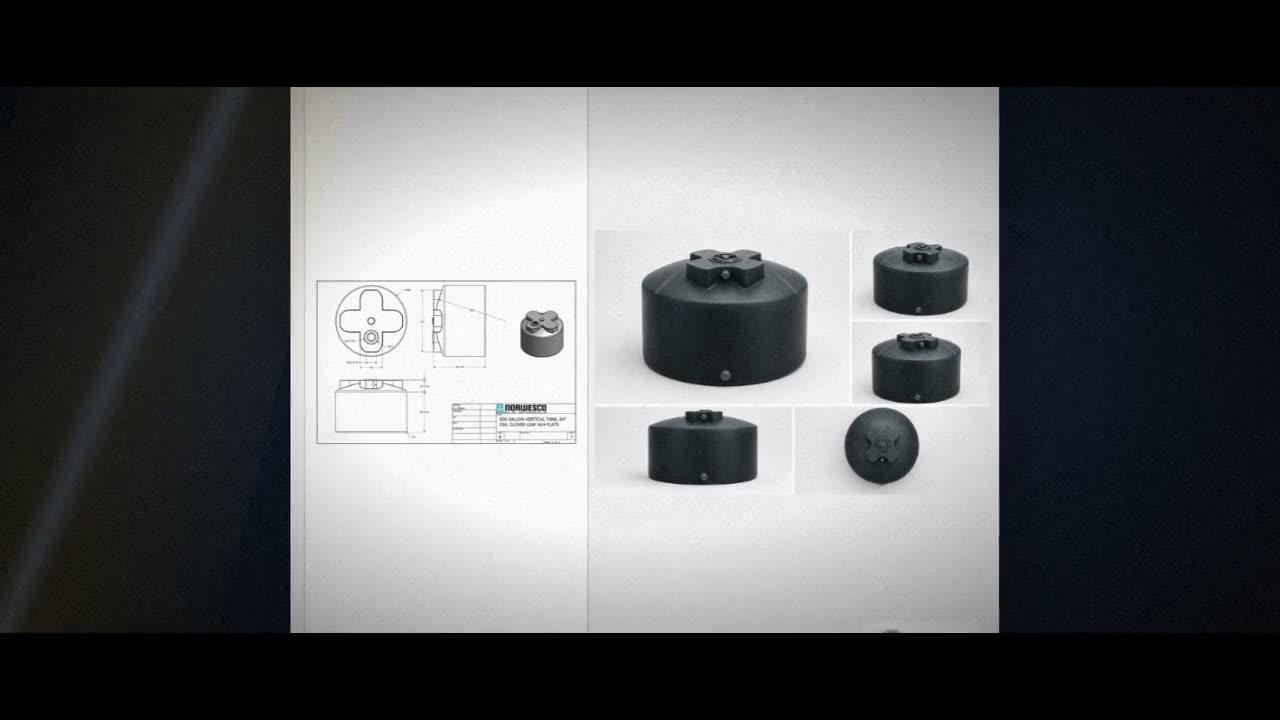 600 Gallon Plastic Water Storage Tank video