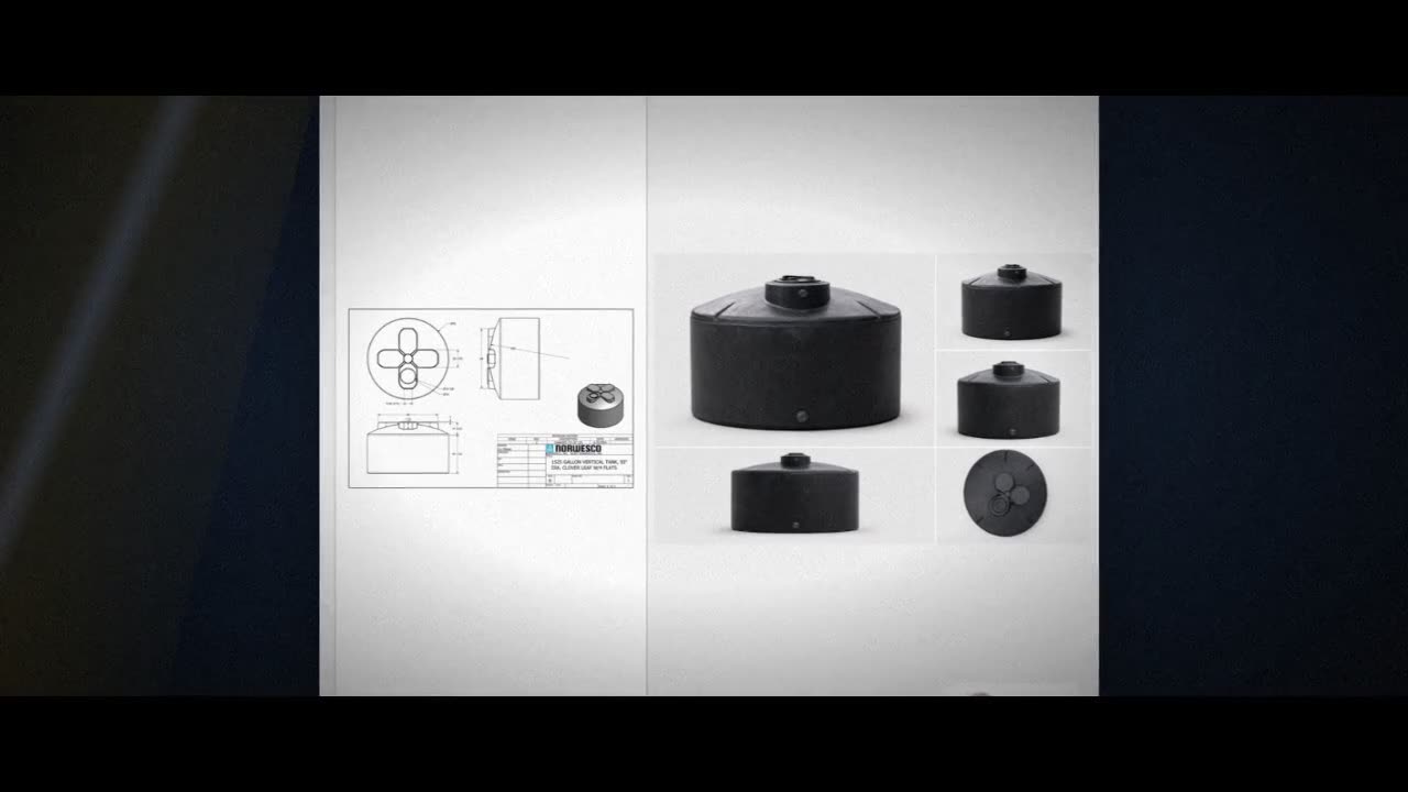 1525 Gallon Plastic Water Storage Tank video
