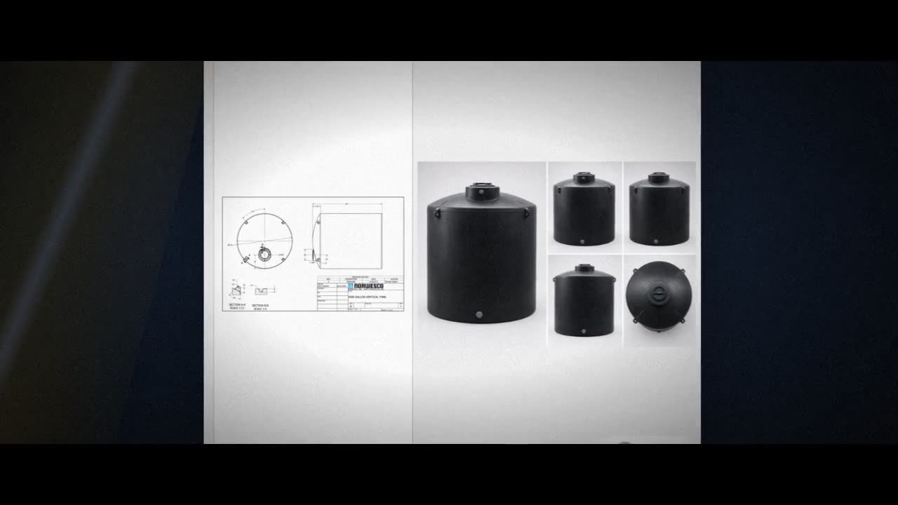 6500 Gallon Plastic Water Storage Tank video