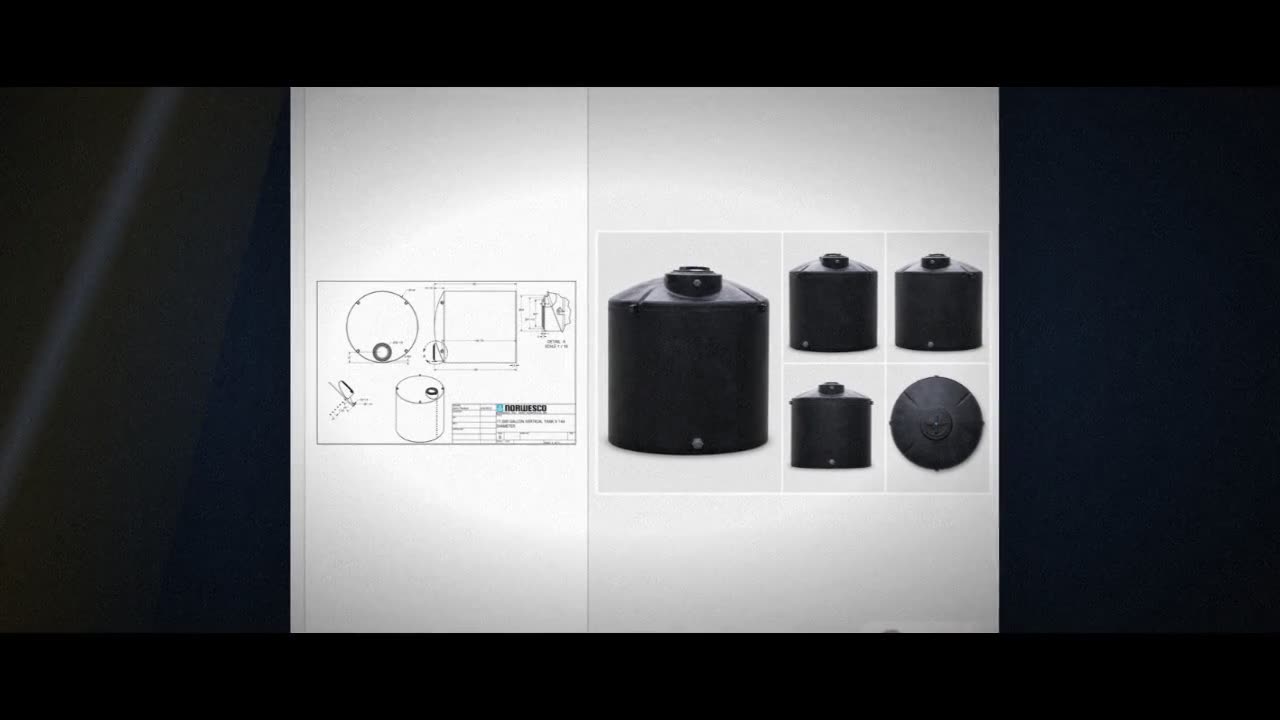 11000 Gallon Plastic Water Storage Tank video