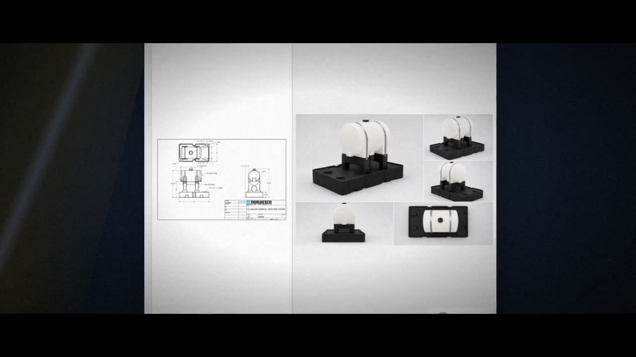 Norwesco 65 Gallon Plastic Chemical Injection Tank video