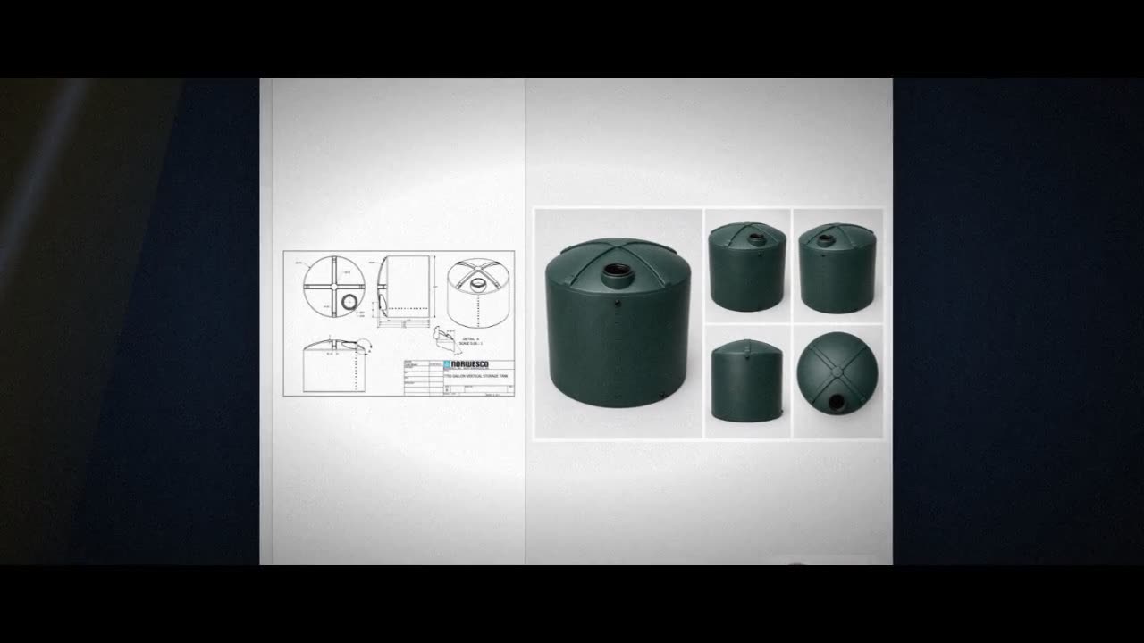 7750 Gallon Plastic Water Storage Tank video