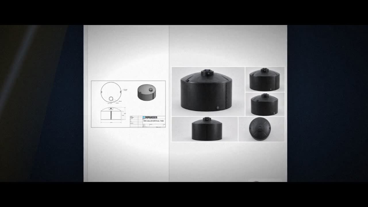 4995 Gallon Plastic Water Storage Tank video
