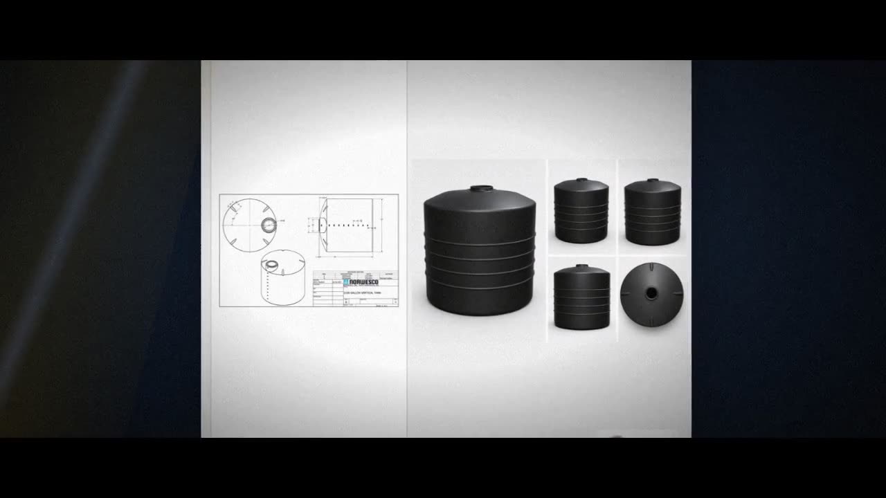 2100 Gallon Plastic Water Storage Tank video