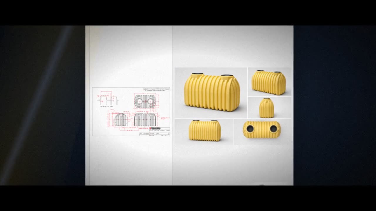 Norwesco 1000 Gallon Plastic One Compartment Septic Tank - IAPMO Certi video