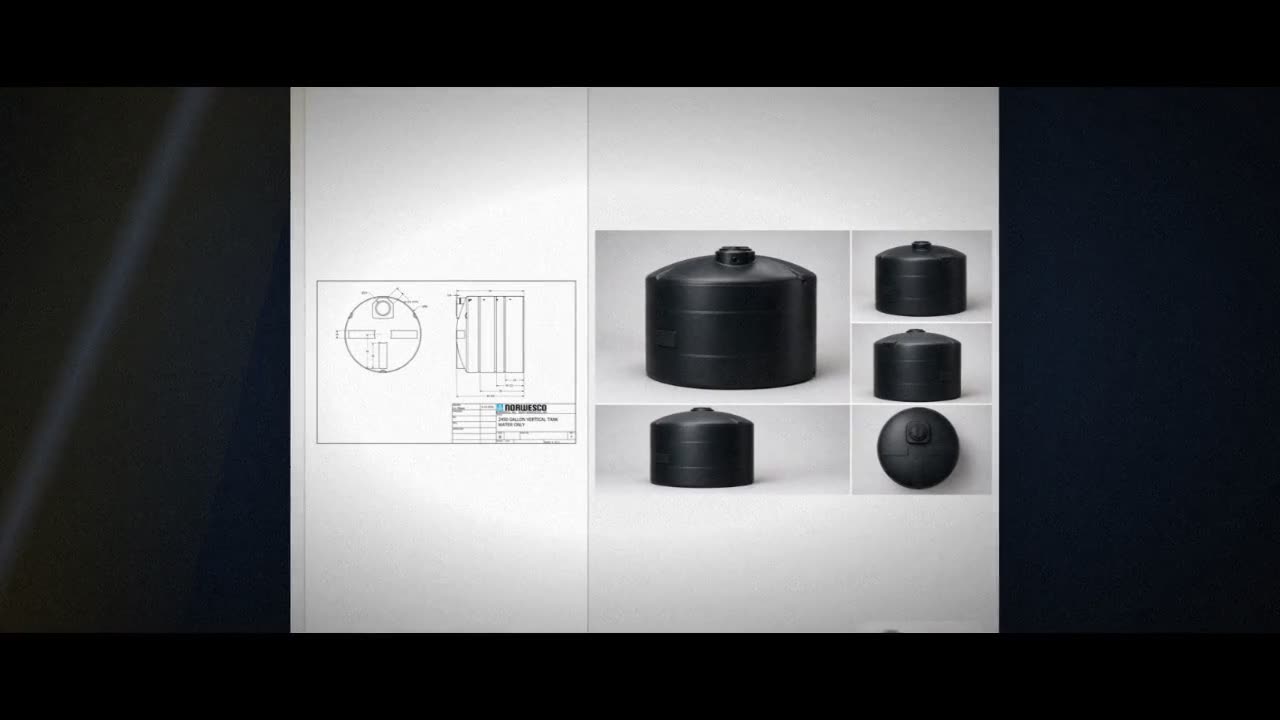 2450 Gallon Plastic Water Storage Tank video