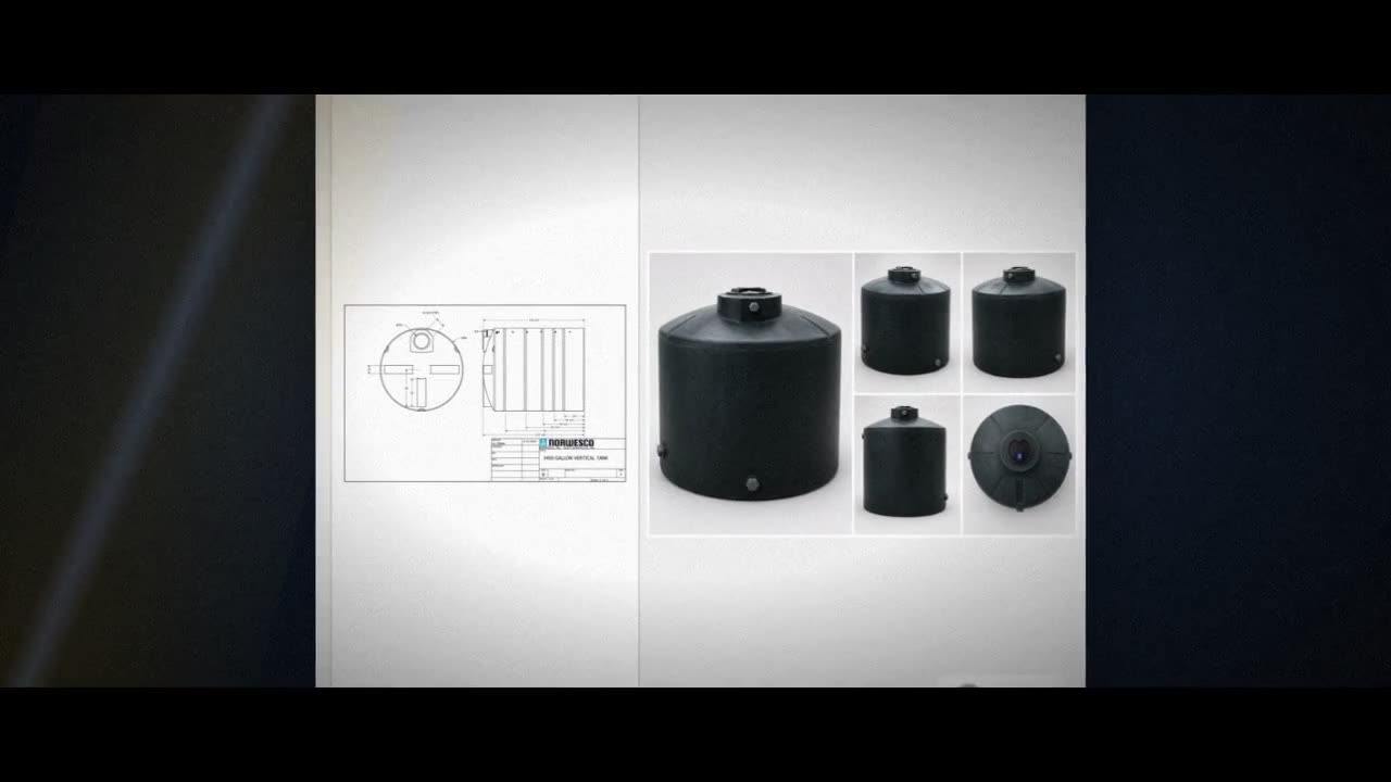 3450 Gallon Plastic Water Storage Tank video