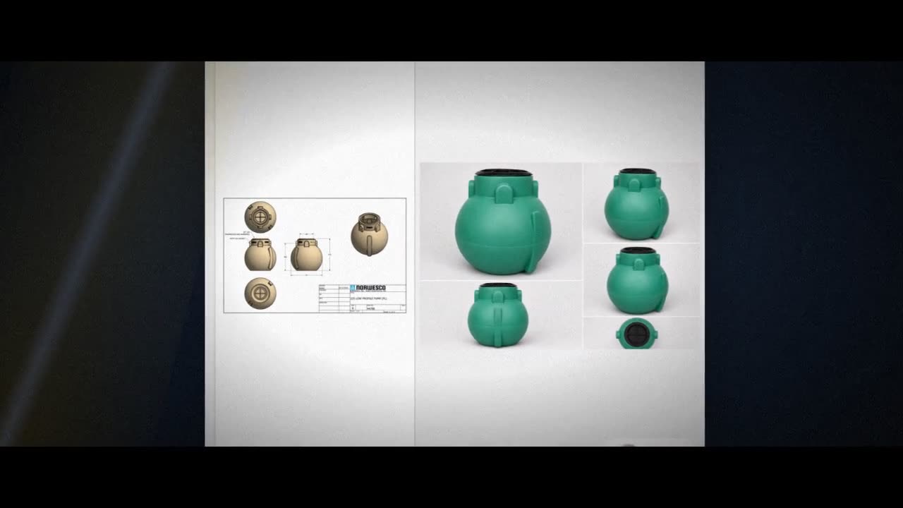Norwesco Florida Only 225 Gallon Plastic Septic Pump Tank video