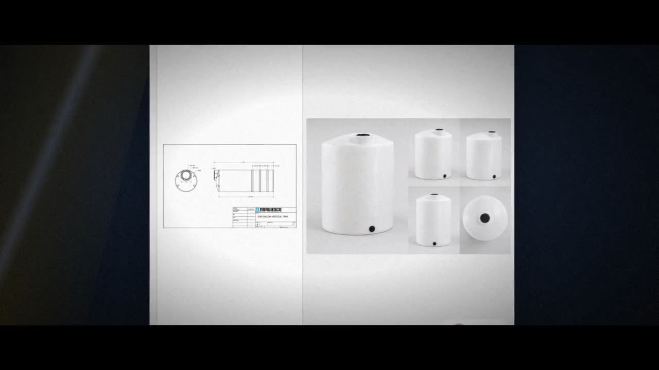 1050 Gallon Vertical Liquid Storage Tank video