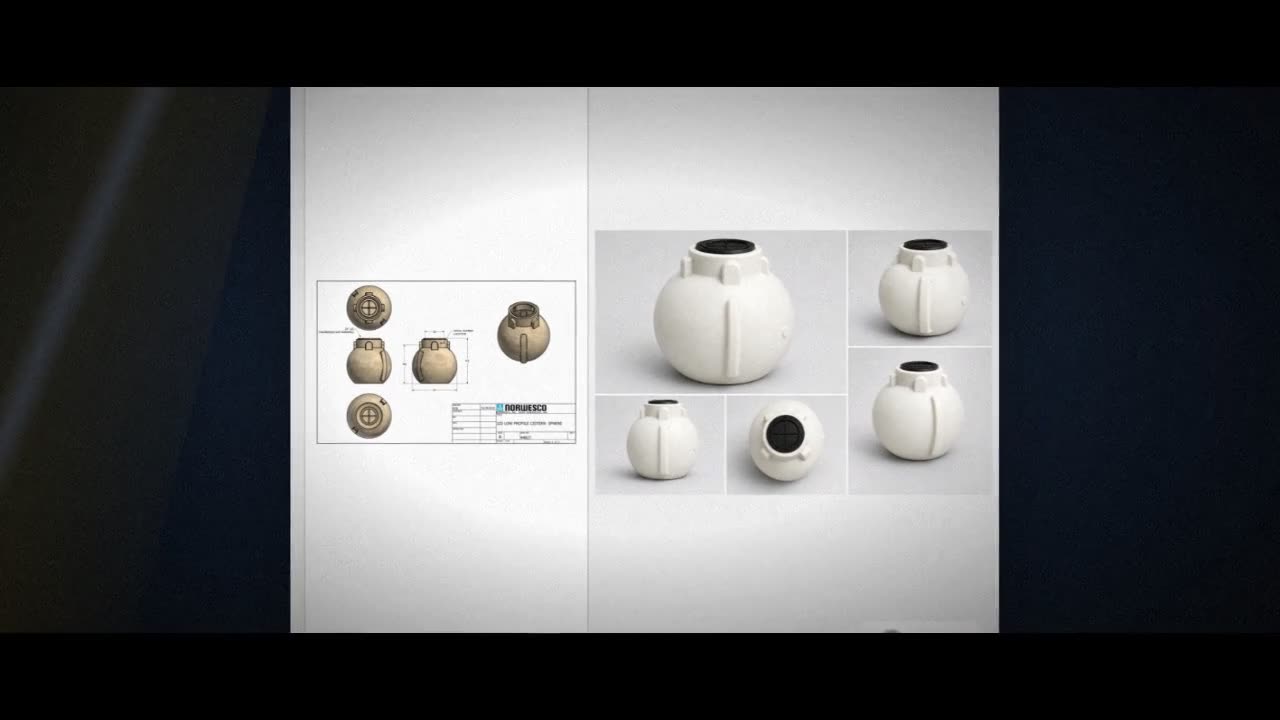 Norwesco 225 Gallon Plastic Underground Water Storage Cistern Tank video