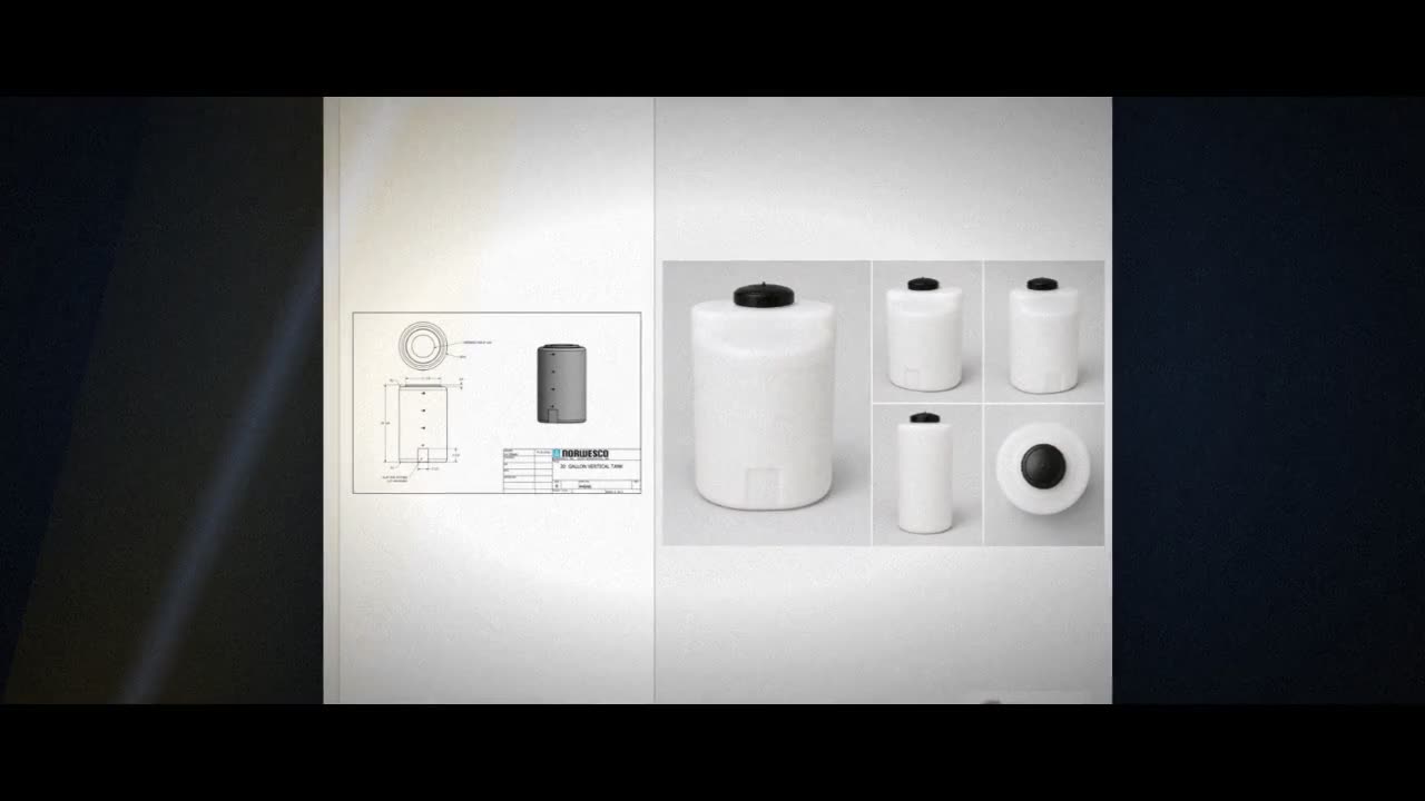 20 Gallon Vertical Liquid Storage Tank video