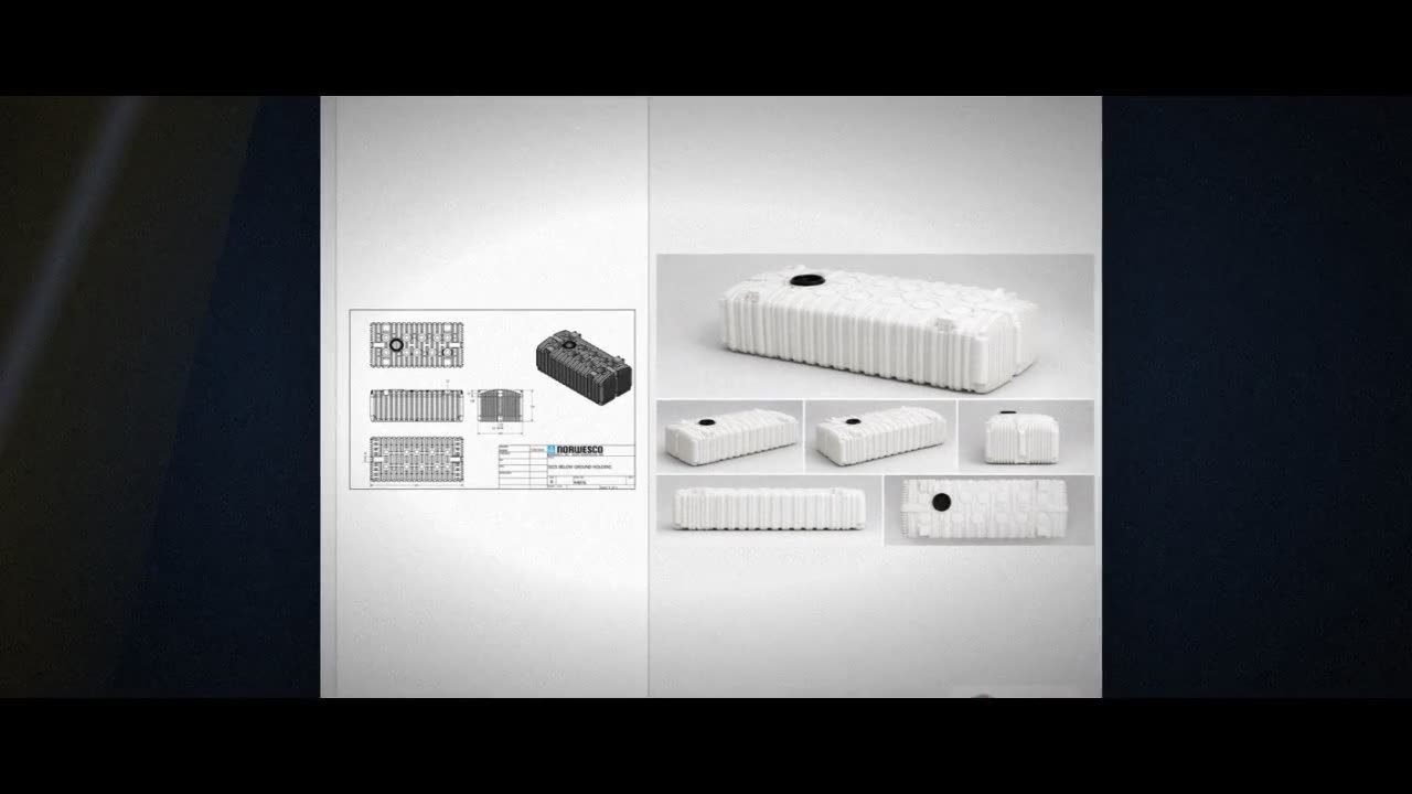 Norwesco 5025 Gallon Underground Water Storage Cistern Tank video