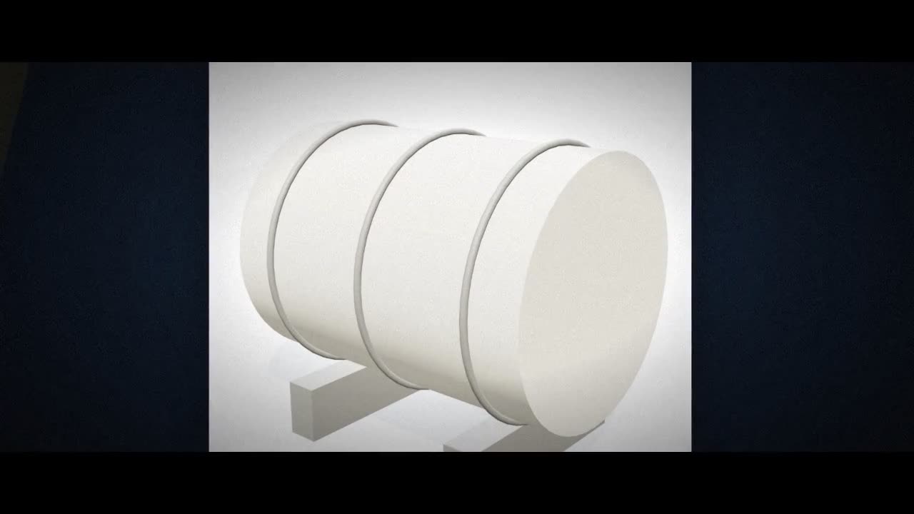 Norwesco 110 Gallon Plastic Applicator Saddle Tank in White video
