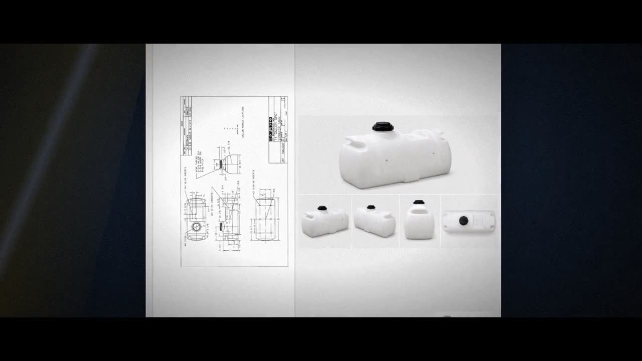 Norwesco 14 Gallon Plastic Spot Sprayer Tank in White video