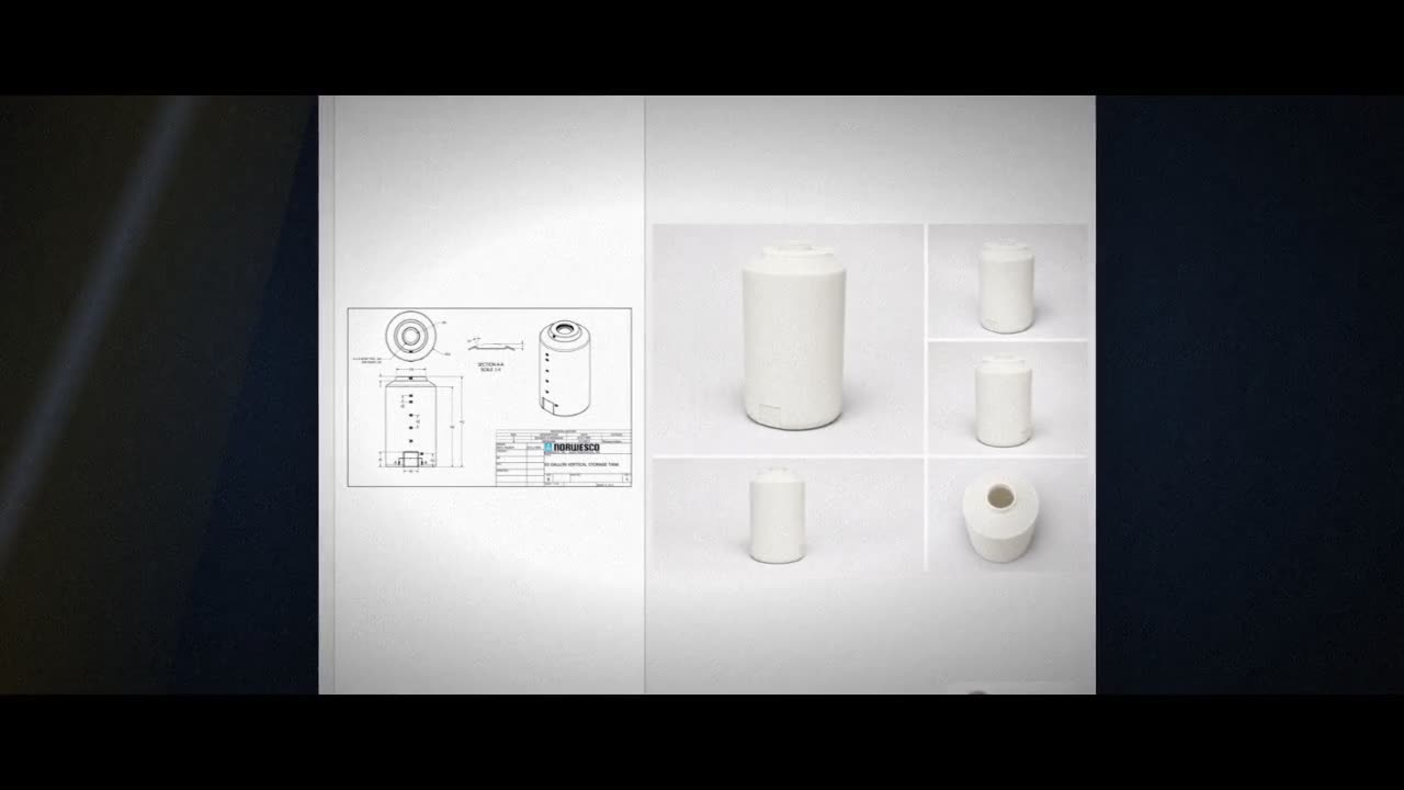 65 Gallon Vertical Liquid Storage Tank video