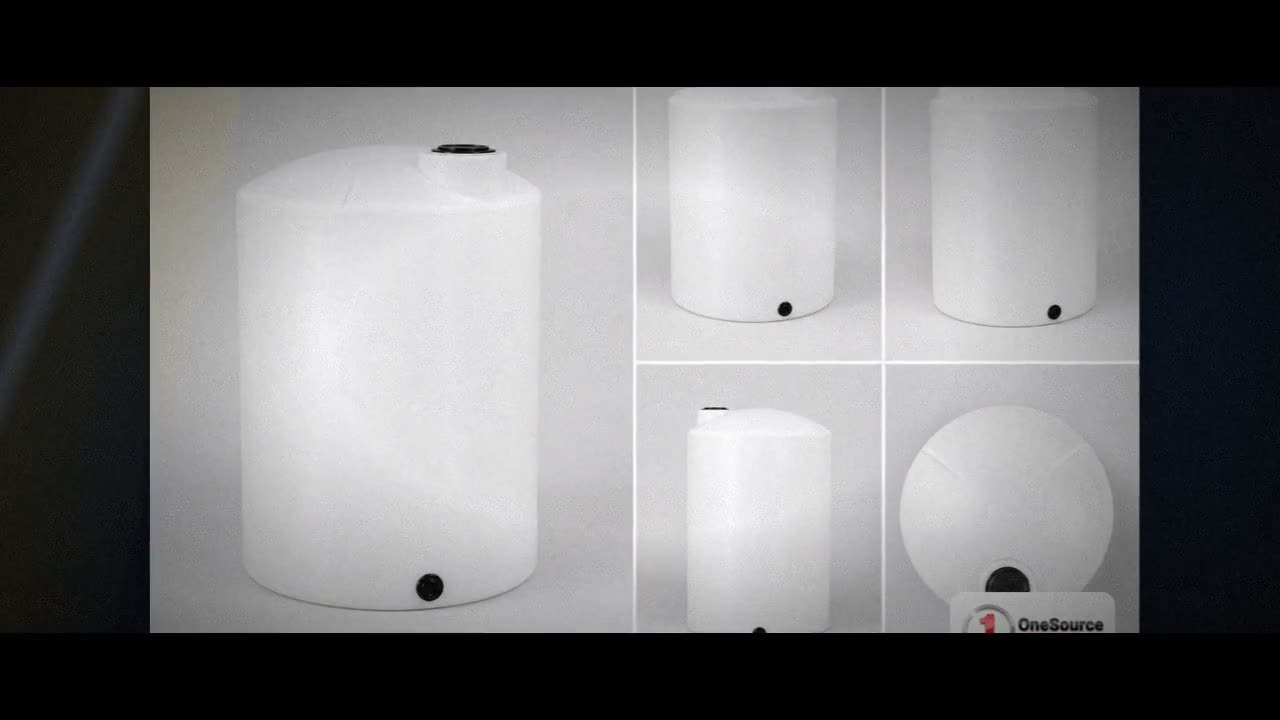 120 Gallon Vertical Liquid Storage Tank - Natural White (28" x 54") video