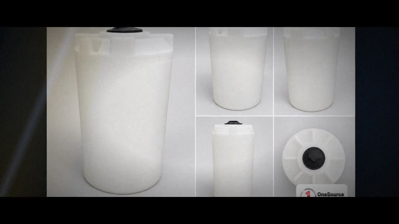 300 Gallon Vertical Liquid Storage Tank - Natural White (35" x 79") #4 video