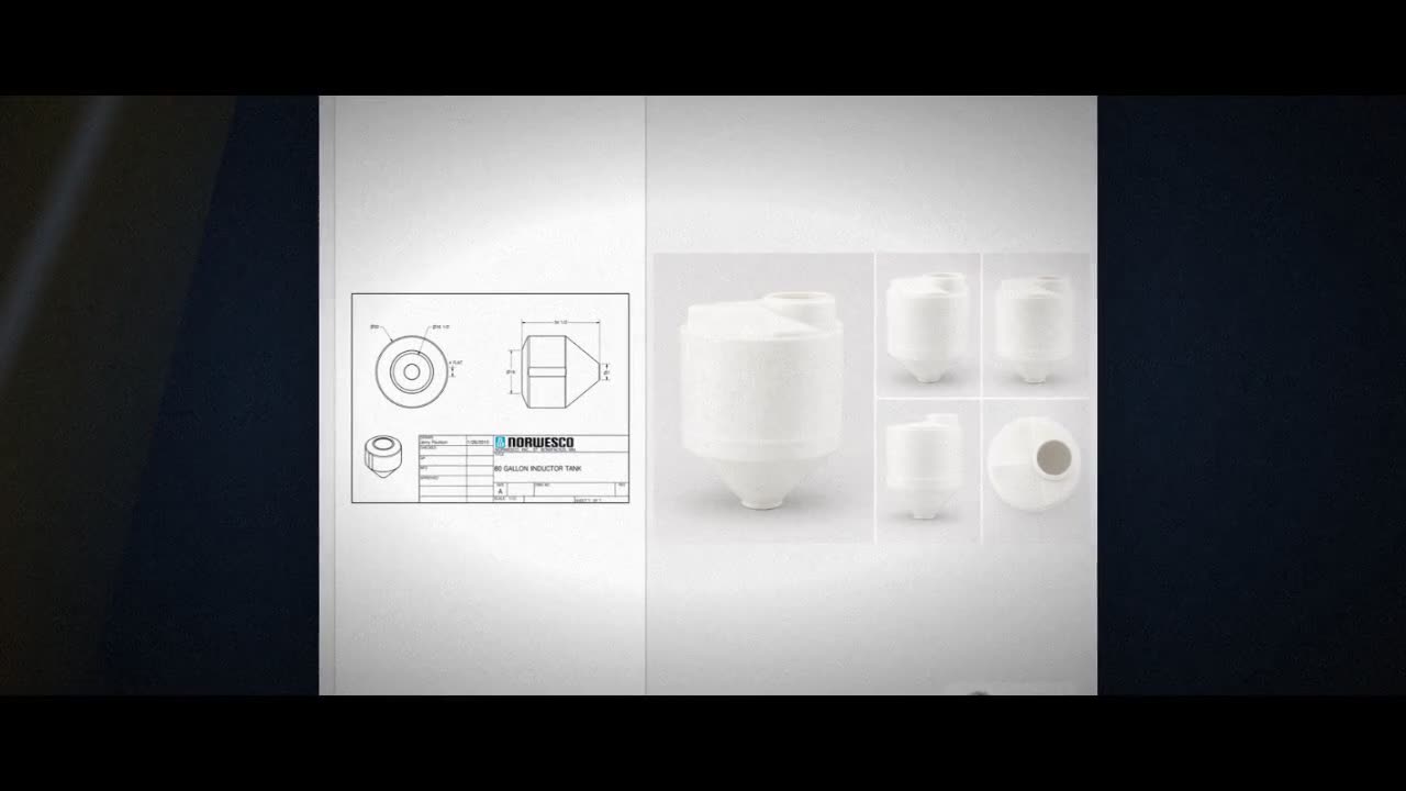 80 Gallon 45 Degree Cone Bottom Inductor Tank video