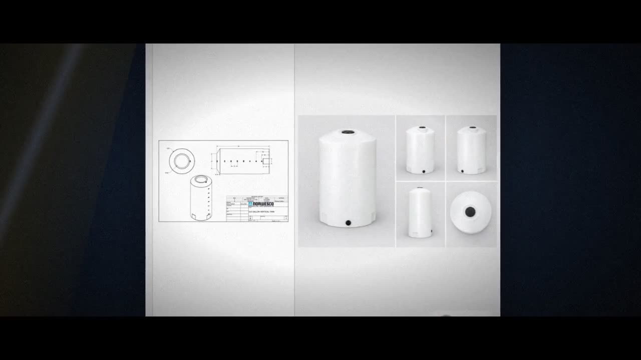210 Gallon Vertical Liquid Storage Tank video