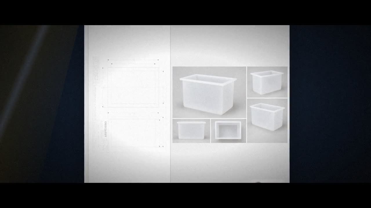 Chem-Tainer 28 Gallon Plastic Open Top Batch Storage Tank video
