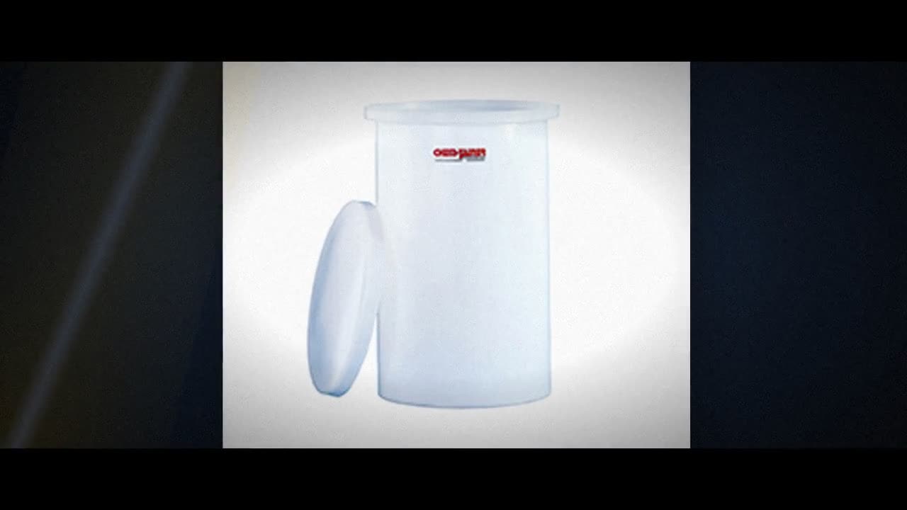 Chem-Tainer 60 Gallon Polyethylene Open Top Batch Storage Tank video