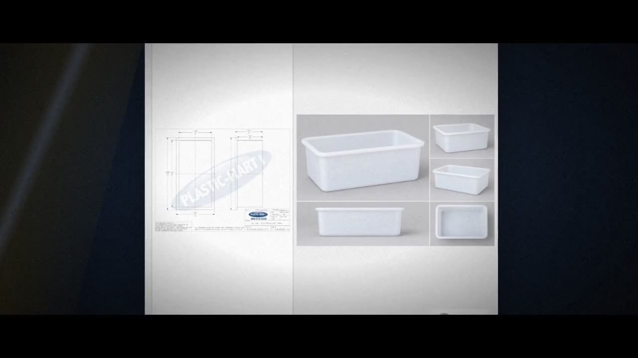 Chem-Tainer 90 Gallon Polypropylene Open Top Batch Storage Tank video