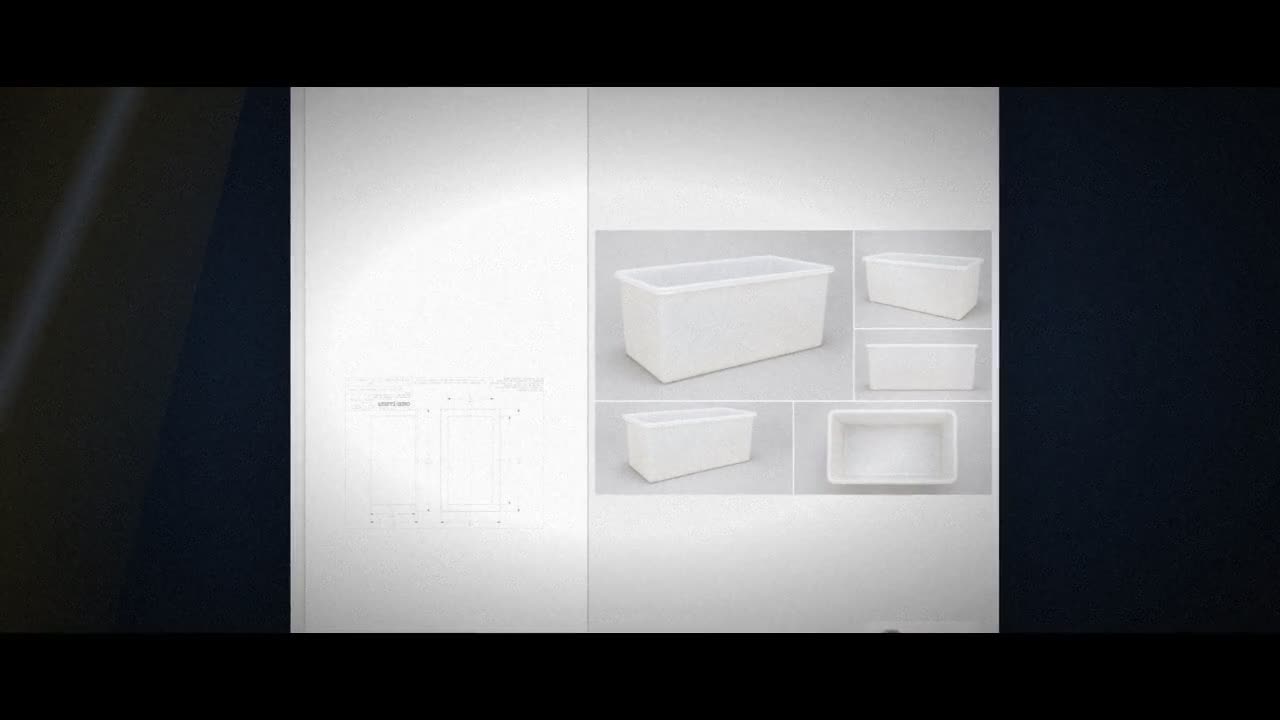 Chem-Tainer 120 Gallon Polypropylene Open Top Batch Storage Tank video