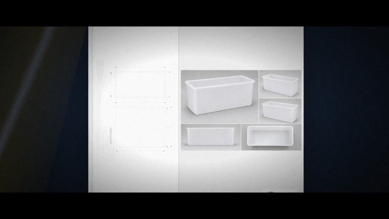 Chem-Tainer 670 Gallon Plastic Open Top Batch Storage Tank video