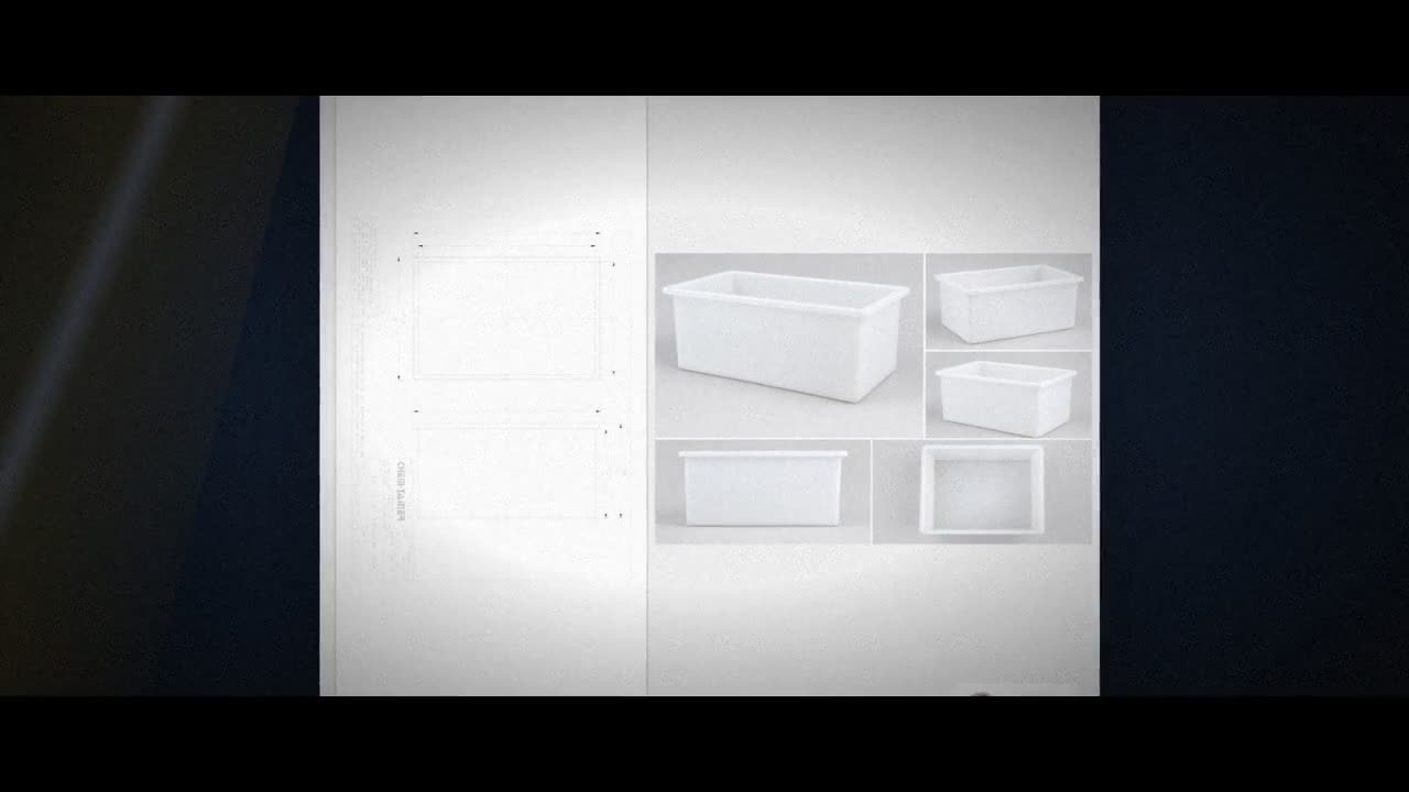 Chem-Tainer 390 Gallon Plastic Open Top Batch Storage Tank video