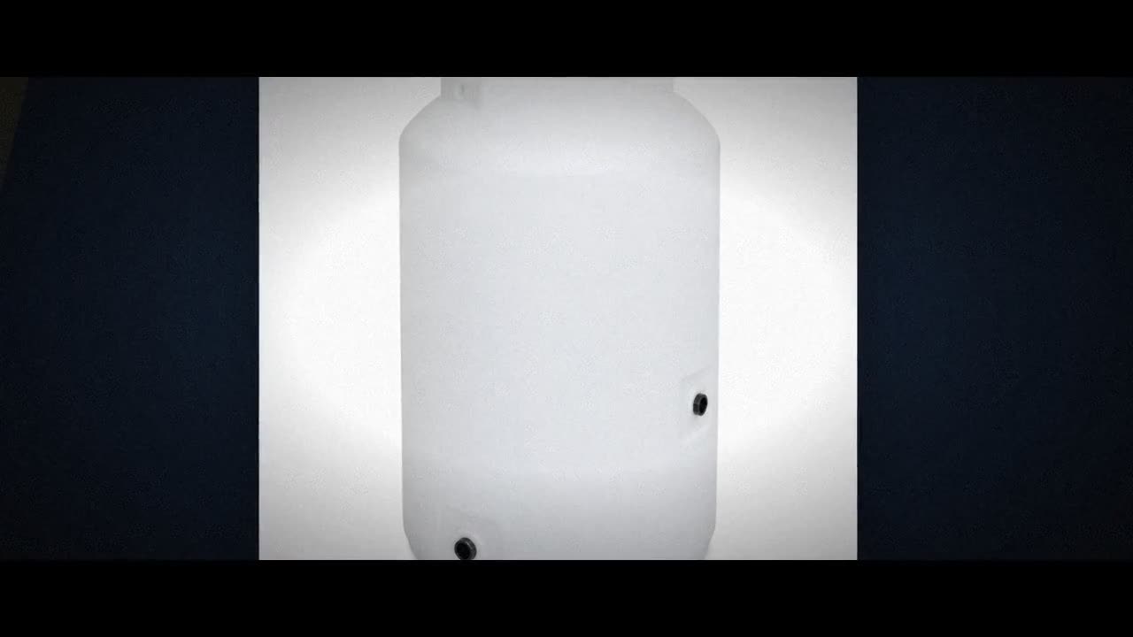 150 Gallon Plastic Rain Barrel Tank in Green video