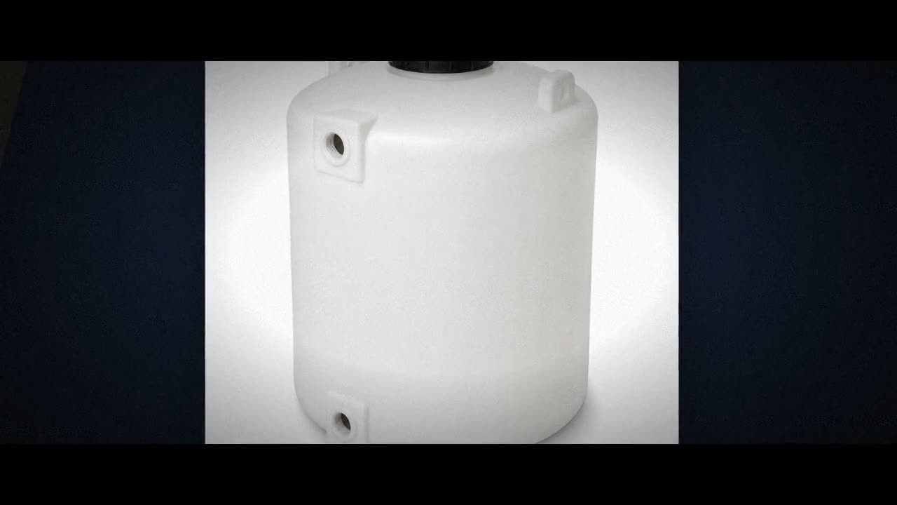 55 Gallon Compact Plastic Portable DEF Fuel Boss Tank with Pump and Fu video