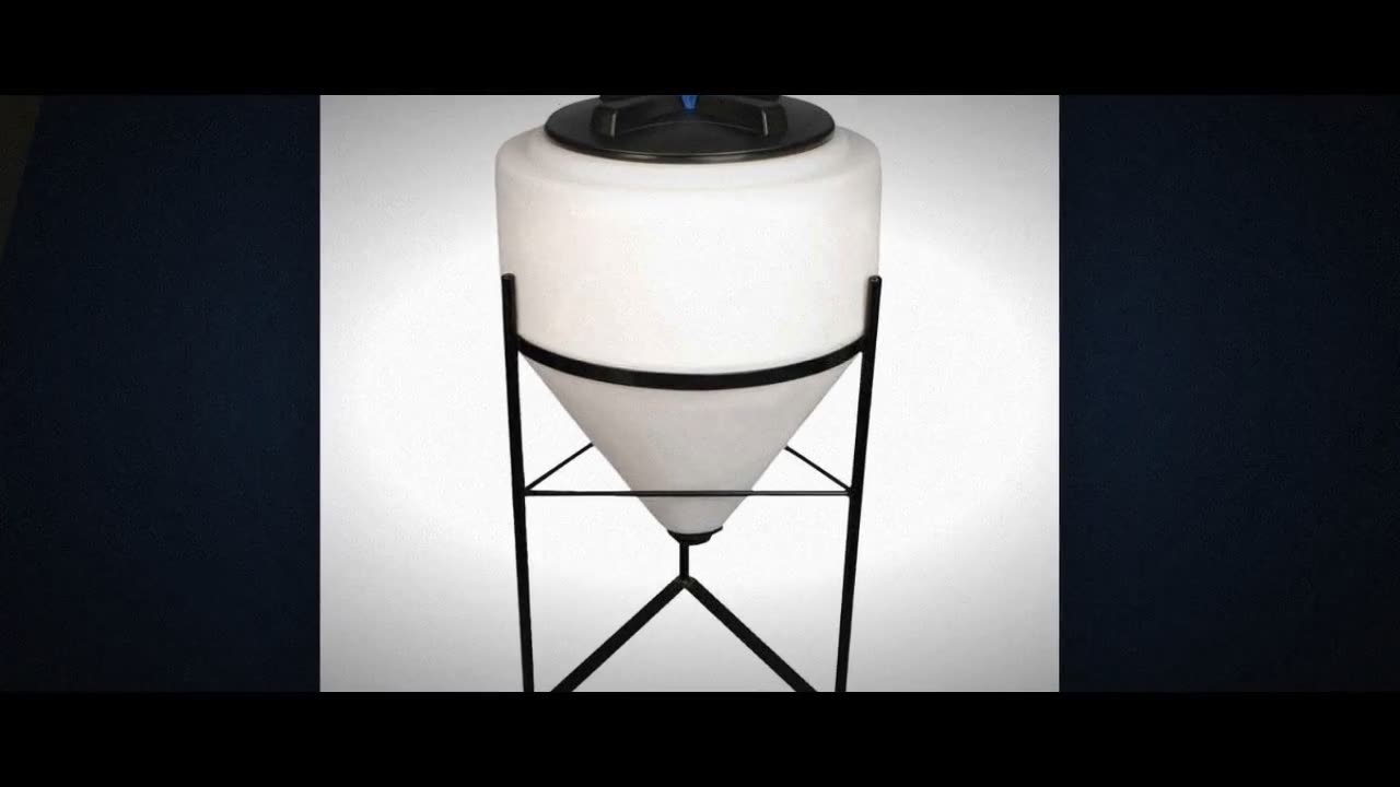 Snyder Industries 35 Gallon XLPE Chemical Feed Station Tank with Stand video