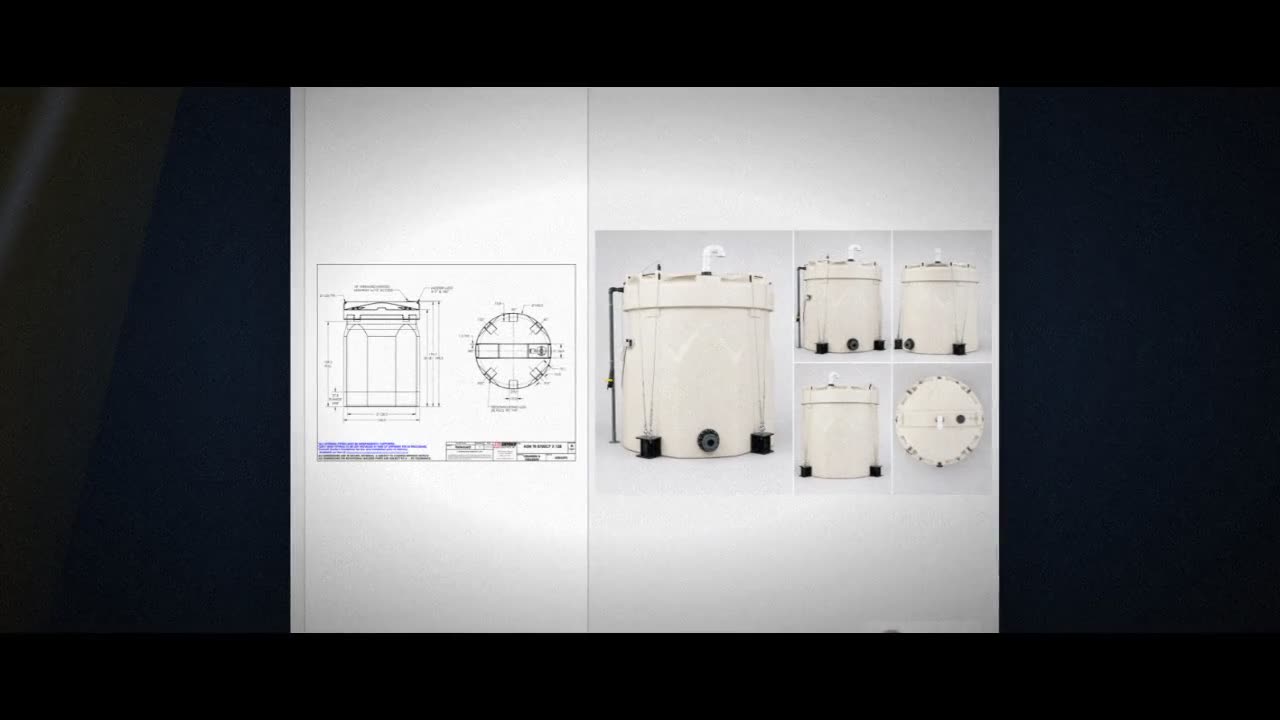 Snyder Industries 8700 Gallon XLPE Vertical Double Wall Liquid Chemica video