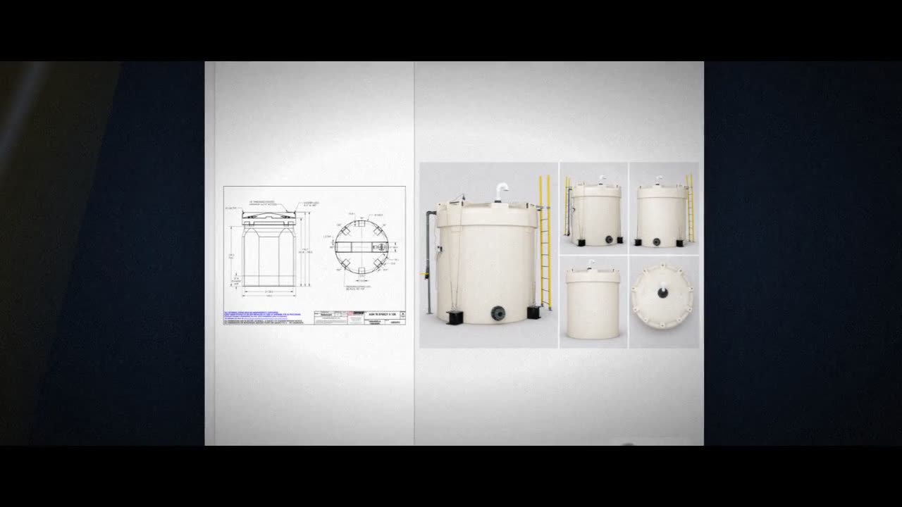 Snyder Industries 8700 Gallon XLPE Vertical Double Wall Liquid Chemica video