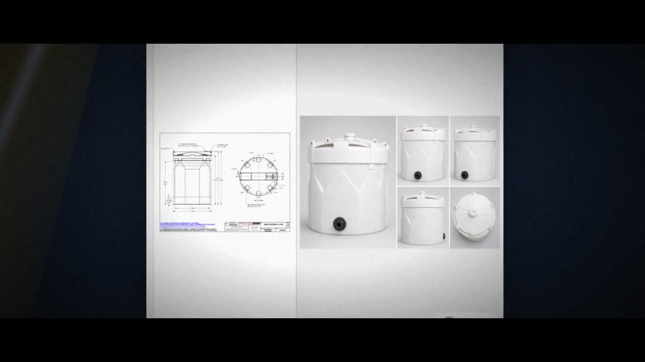 Snyder Industries 8700 Gallon Plastic Vertical Double Wall Liquid Chem video