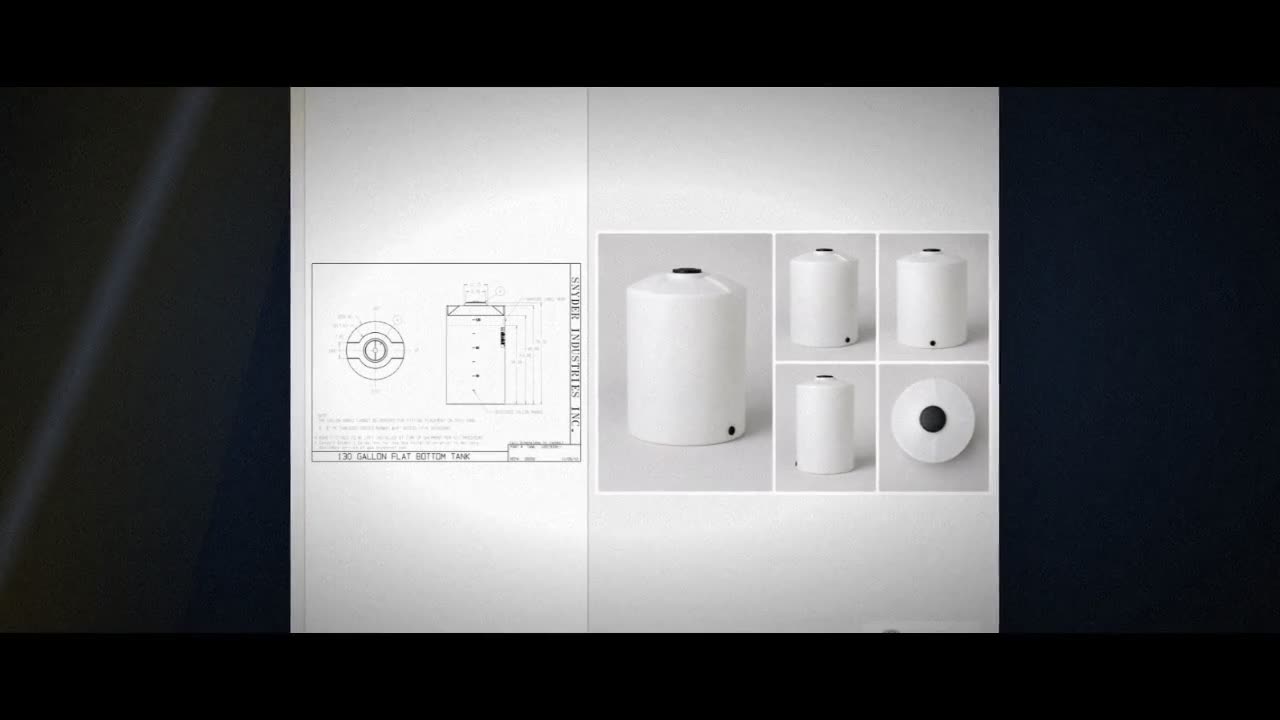 Snyder Industries 130 Gallon HDPE Vertical Liquid Storage Tank with AS video