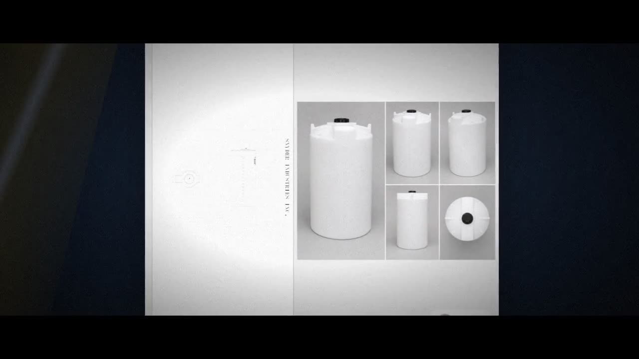 Snyder Industries 175 Gallon HDLPE Vertical Chemical Storage Tank in W video