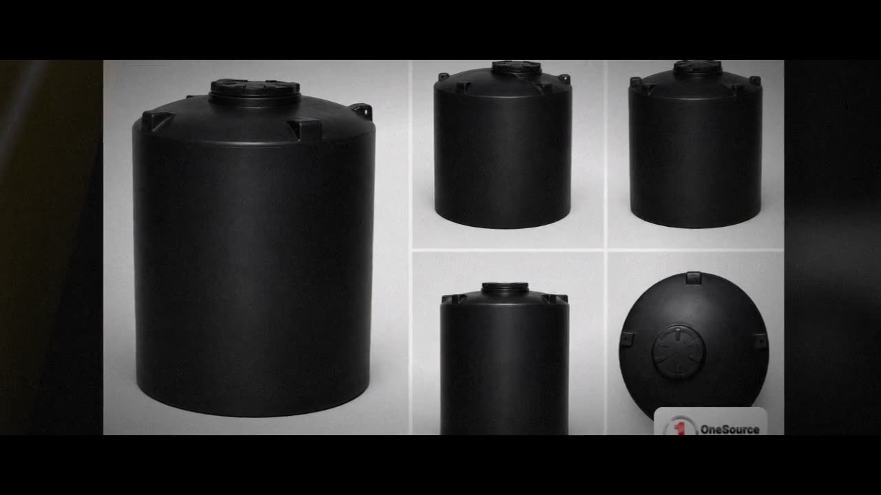 5300 Gallon Black Vertical Storage Tank video
